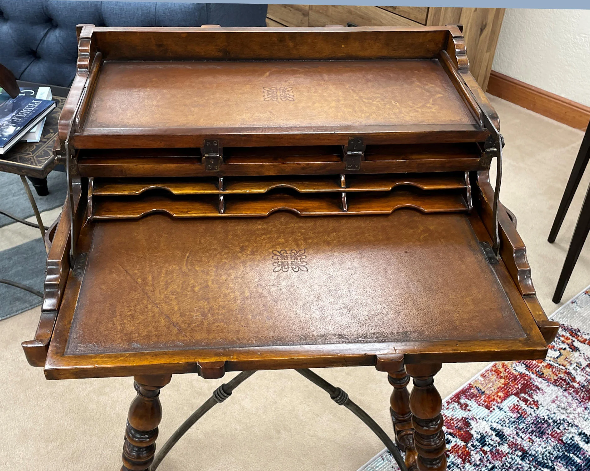 Encore Furniture Gallery-Theodore Alexander Leather Top Trunk